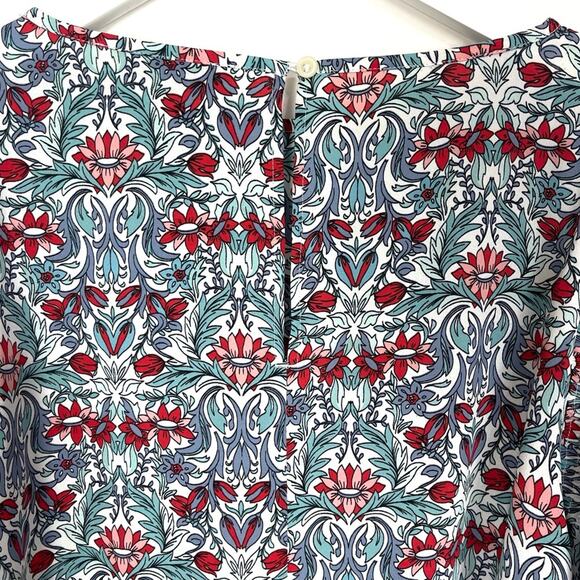 Loft Floral Ruffle Blouse - Picture 6 of 7